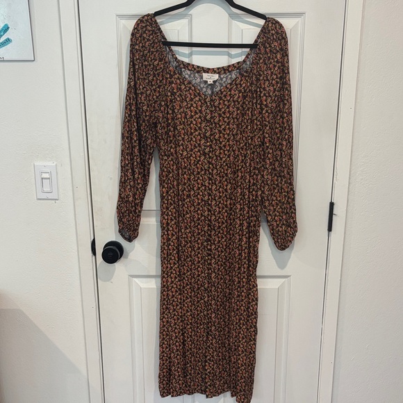 Anthropologie x Kachel Floral Long Sleeve Dress - Picture 4 of 7